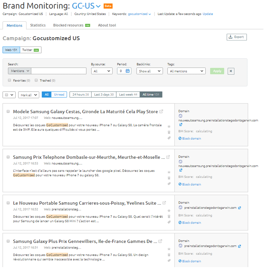 brand monitoring semrush